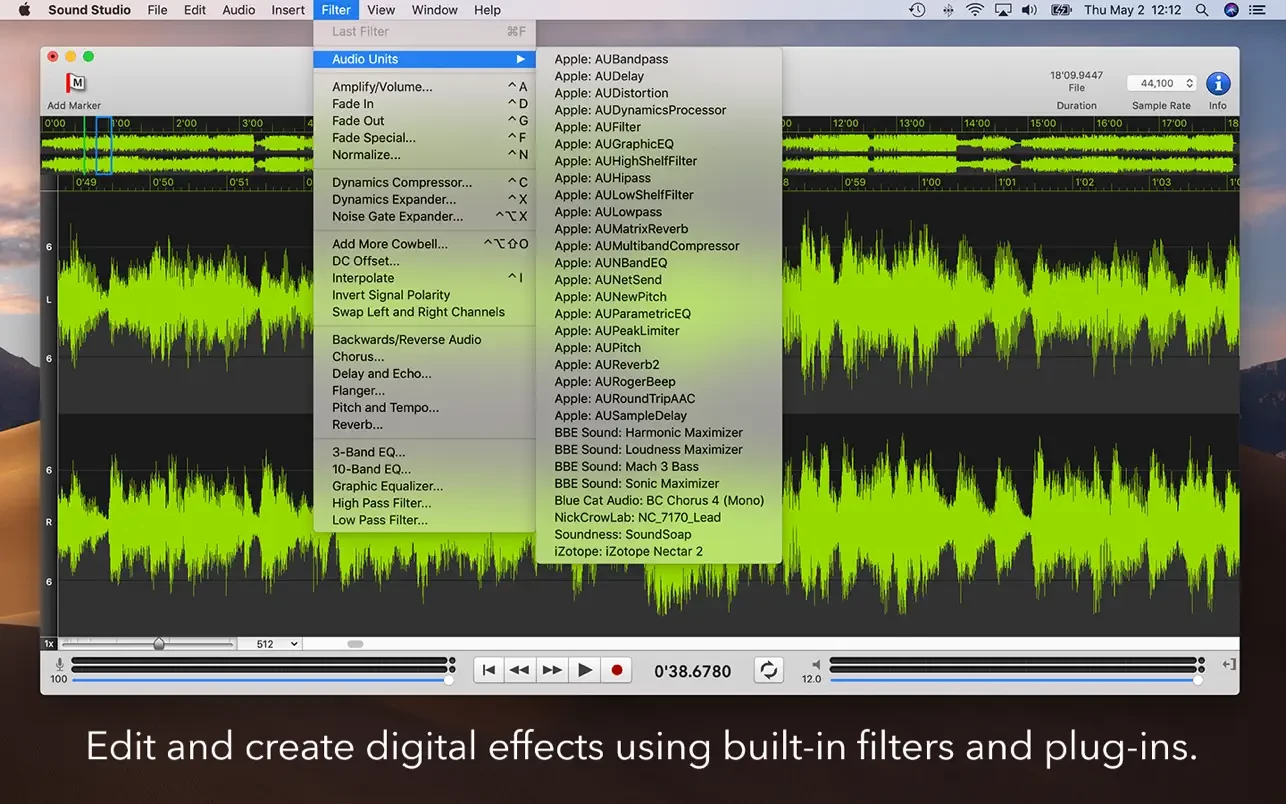 Sound Studio screenshot 2
